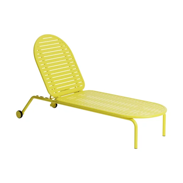 Bain de soleil, chaise longue et hamac WEEK-END Bain de soleil Jaune PETITE FRITURE