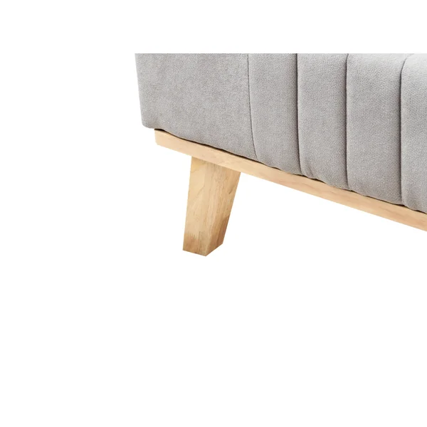 Bed Chenille TALENCE 180 x 200 cm (EU Super King) Light Grey