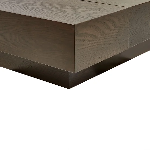 Bed ZEN 160 x 200 cm (EU King Size) Dark Ash Wood