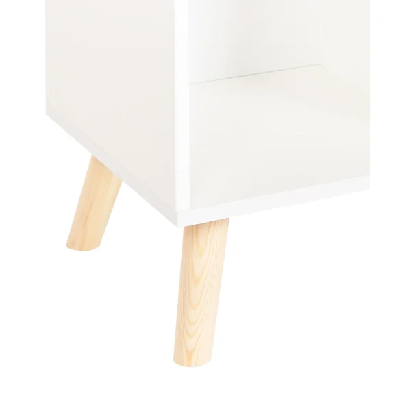Bibliothèque 3 étagères LILOET 102 cm Blanc
