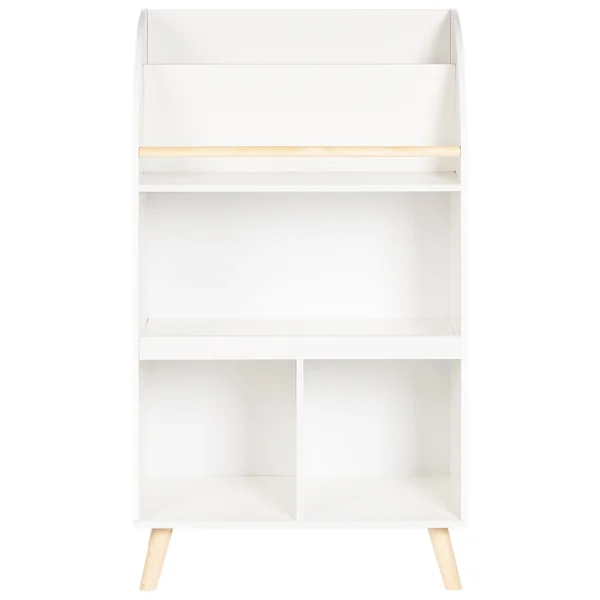 Bibliothèque 3 étagères LILOET 102 cm Blanc