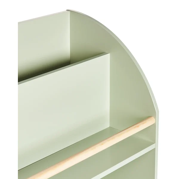Bibliothèque 3 étagères LILOET 102 cm Vert clair