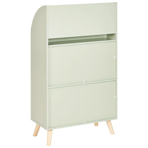 Bibliothèque 3 étagères LILOET 102 cm Vert clair