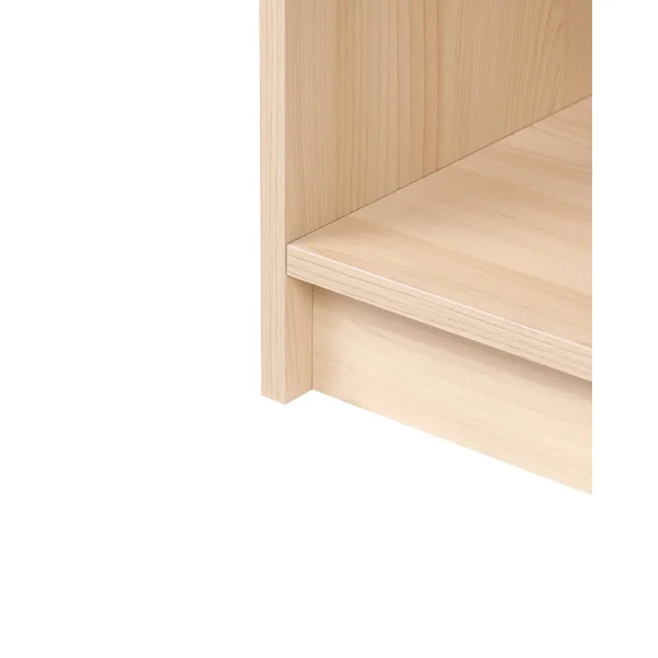 Bibliothèque 3 étagères ZEHNA 117 cm Marron clair