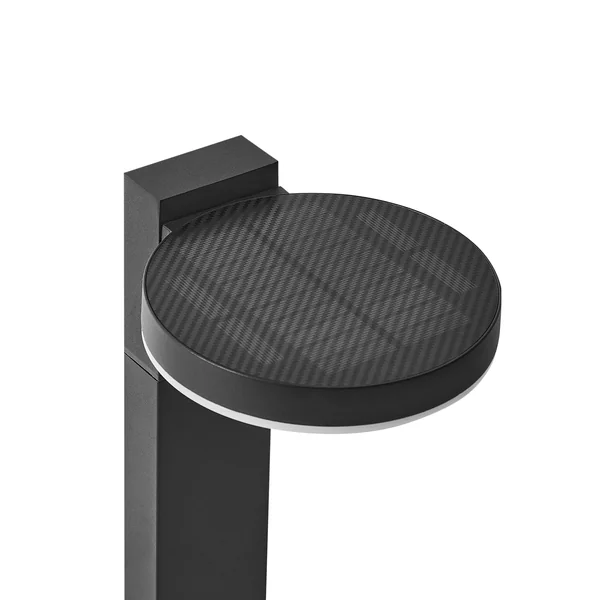 Borne solaire extérieure LED PARKERS Avec détecteur de mouvement Noir