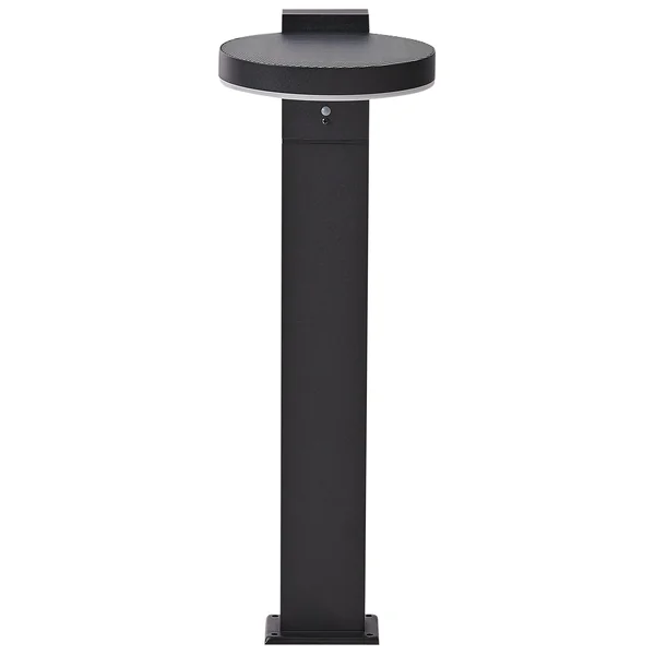 Borne solaire extérieure LED PARKERS Avec détecteur de mouvement Noir