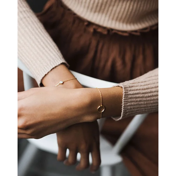 Bougie Bijou Bracelet Or bille beige Fleur de cerisier 45h