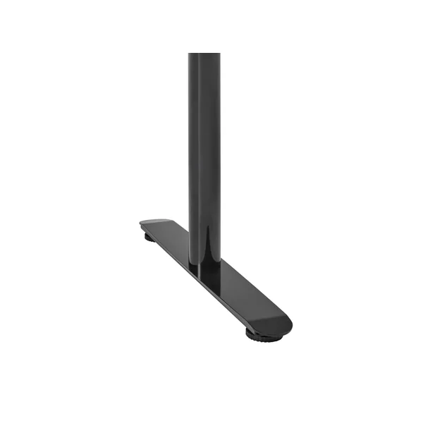 Bureau réglable en hauteur électriquement DESTINAS Noir/marron clair 160 cm 72 cm