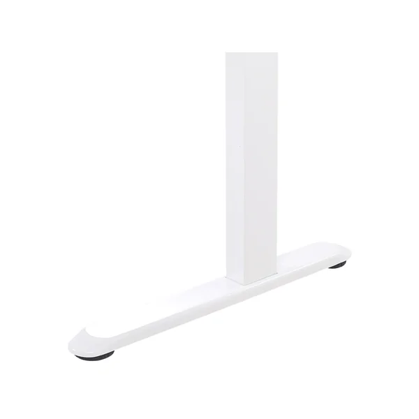 Bureau réglable en hauteur électriquement KENLY Marron/blanc 120 cm 60 cm avec port USB