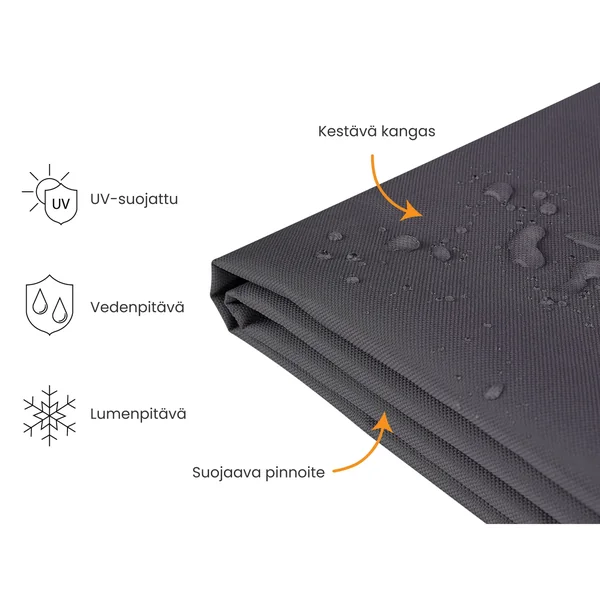 Bâche de protection CHUVA 185 cm 105 cm 75 cm Noir