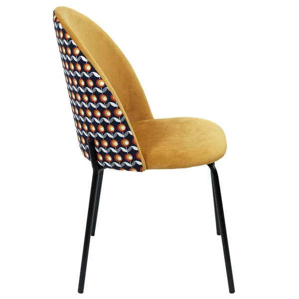 CHAISE BICOLORE RETRO FLOWER