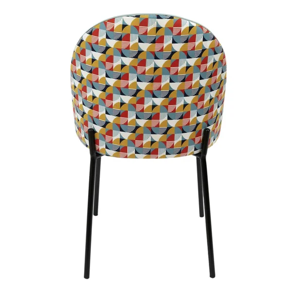 CHAISE BICOLORE RETRO GEO