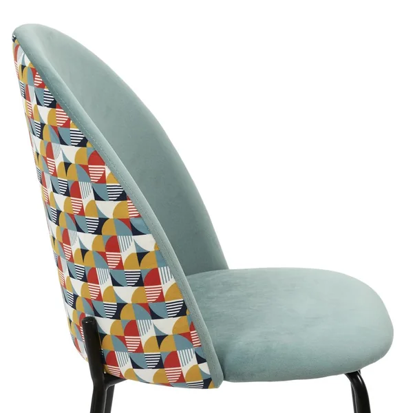 CHAISE BICOLORE RETRO GEO