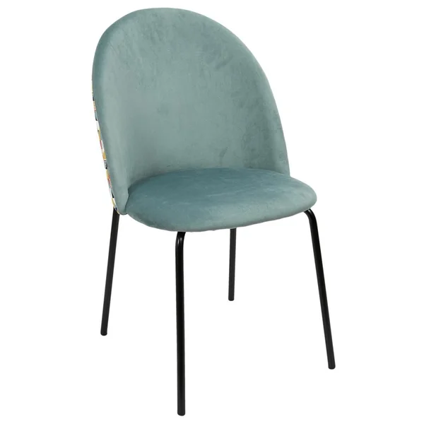 CHAISE BICOLORE RETRO GEO