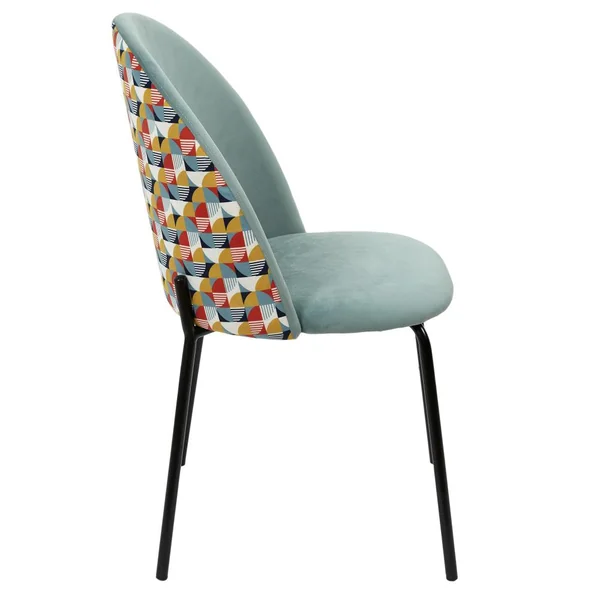 CHAISE BICOLORE RETRO GEO