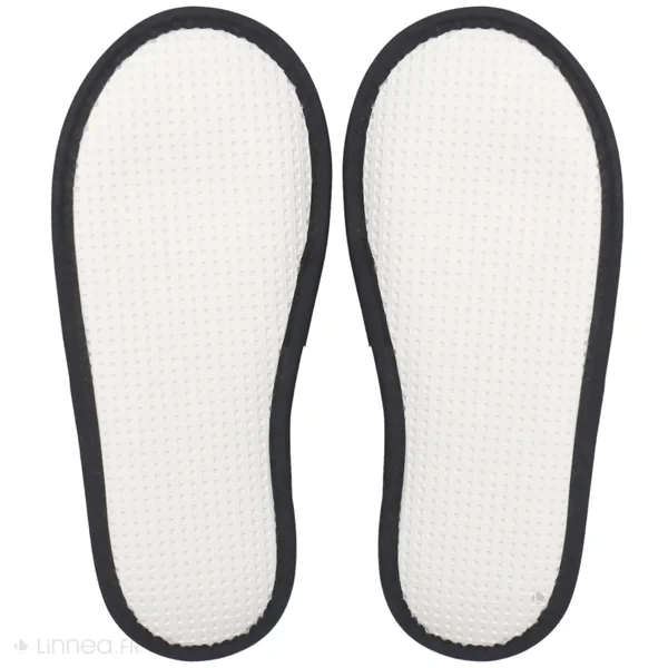 Chaussons de bain PIED-DE-POULE gris taille Small (S) du 36 au 38