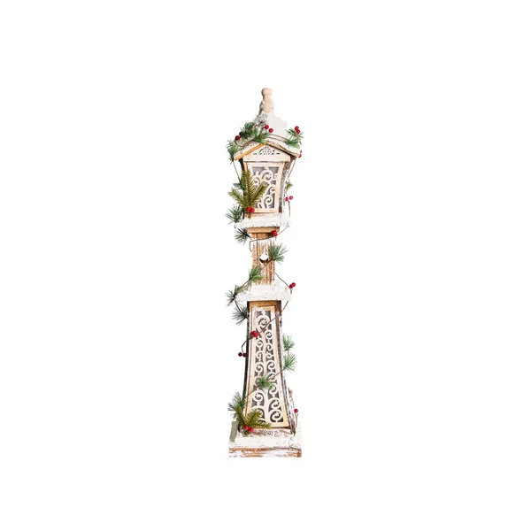 Christmas Decoration LED LIESVESI Post Lamp 80 cm Light Brown
