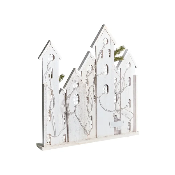 Christmas Decoration LED MAAVESI House 53 cm White
