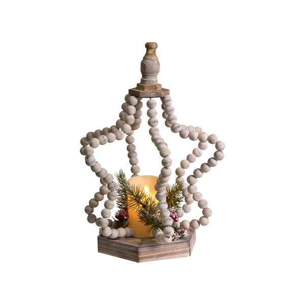 Christmas Decoration LED PATARI Star 42 cm Light Brown