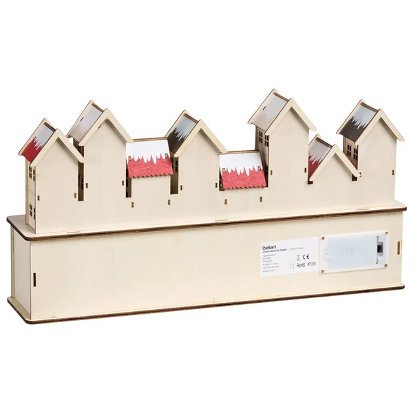 Christmas Decoration LED VISTERFLO Advent Calendar 24 cm Light Brown
