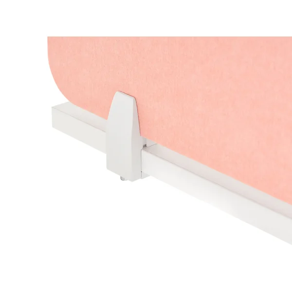 Cloison amovible de bureau SPLIT 160 x 50 cm Rose pêche