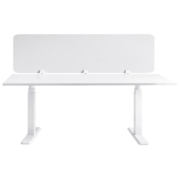 Cloison amovible de bureau SPLIT 180 x 50 cm Blanc cassé