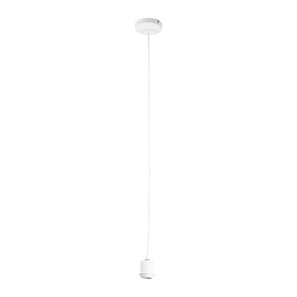 Cordon électrique pour suspension en tissu blanc E27 1M