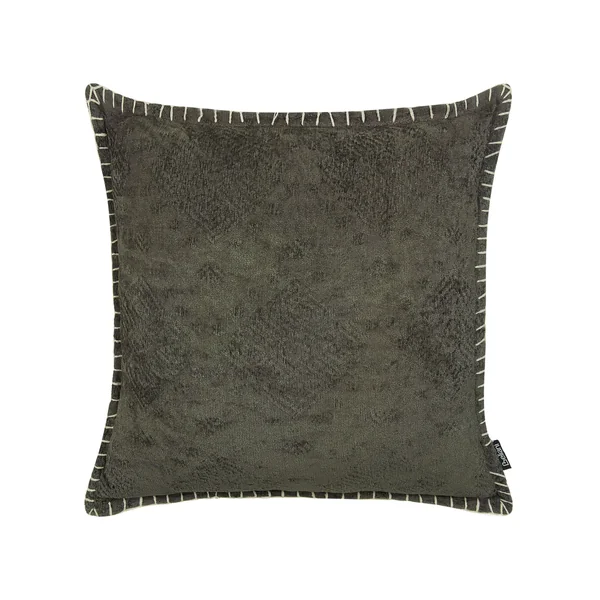 Dekokissen 2er Set MELUR 45 x 45 cm Grau Ohne Muster