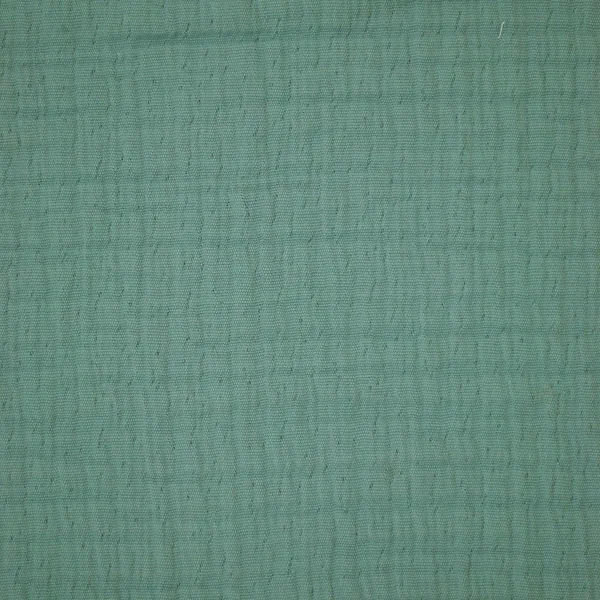Dessus de lit 180x250 cm BREHAT 100% gaze de coton vert lichen