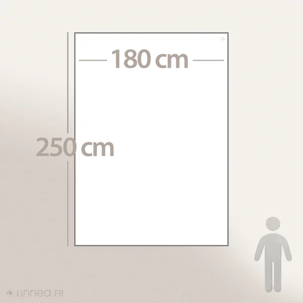Dessus de lit réversible 180x250 cm JAIPUR en 100% coton gris perle