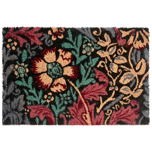 Deurmat ILLIAMNA Meerkleurig 50 x 80 cm Bloem Kokos