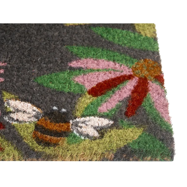 Deurmat INIGOK Meerkleurig 45 x 75 cm Bij Tekst Kokos