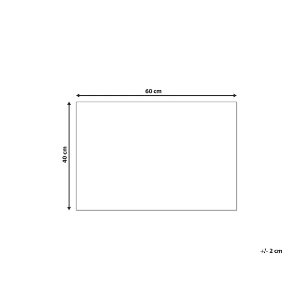 Deurmat SELAWIK Meerkleurig 40 x 60 cm Bloem Kokos
