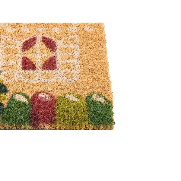 Doormat SELATNA Natural 50 x 80 cm Christmas Motif Coir