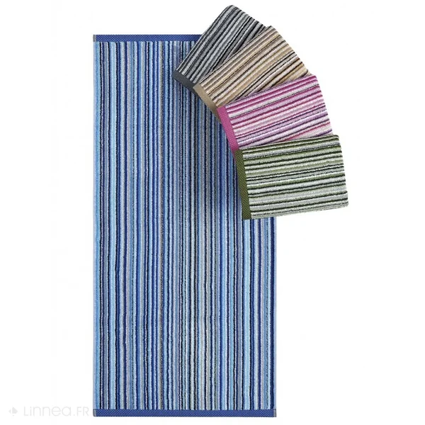 Drap de bain 100% coton 500 g/m2 collection PURE STRIPES II Beige