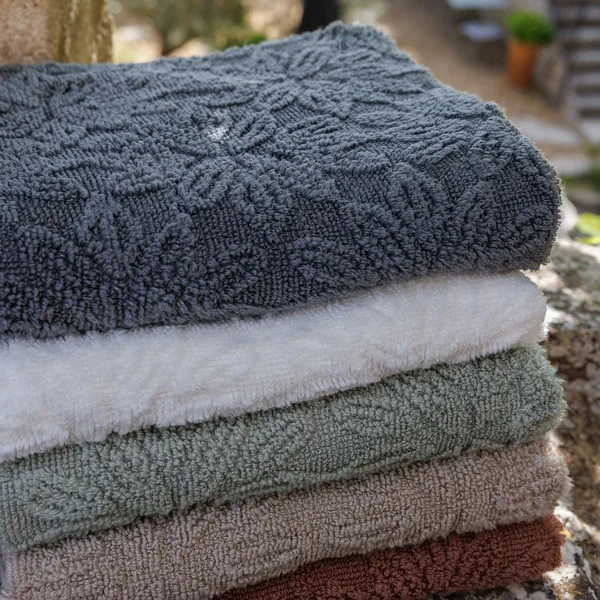 Drap de douche 420 g/m² 70x130 cm BAMAKO micro-coton gris Brume