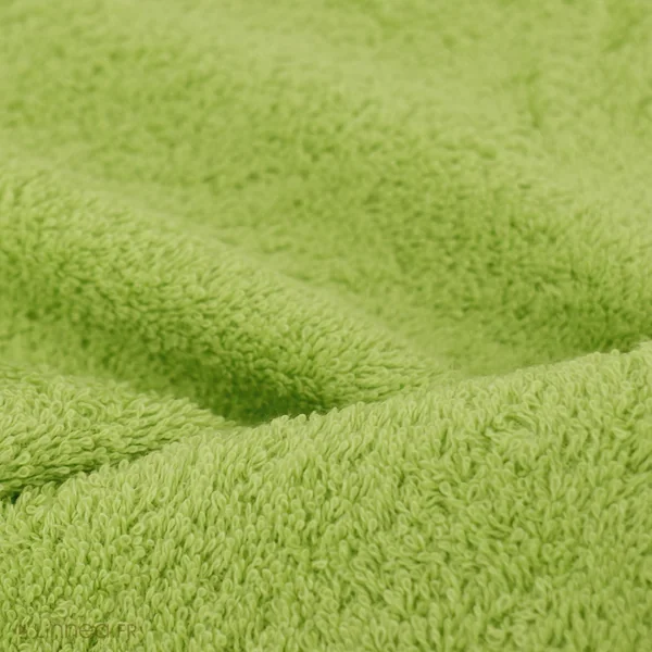 Drap de douche 70x140 cm 100% coton peigné ALBA vert pomme
