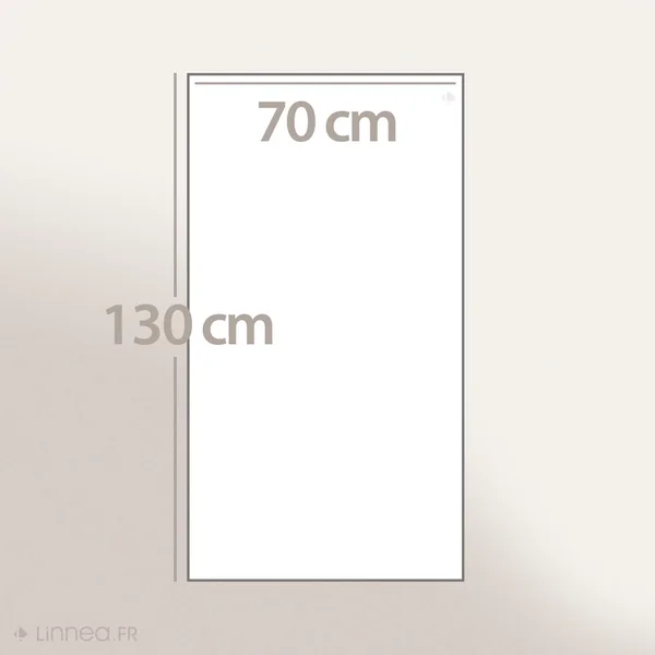 Drap de douche coton 550 g/m2 70x130 cm NAÏA jaune Curry