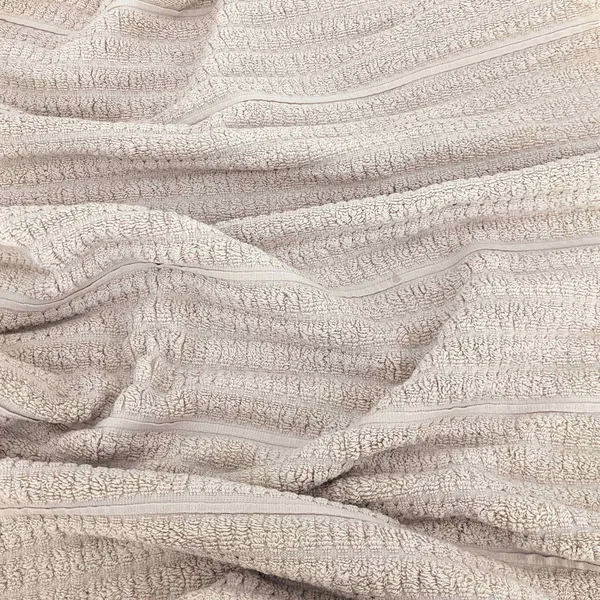 Drap de douche en fils retors 70x140 cm pur coton collection SWELL beige