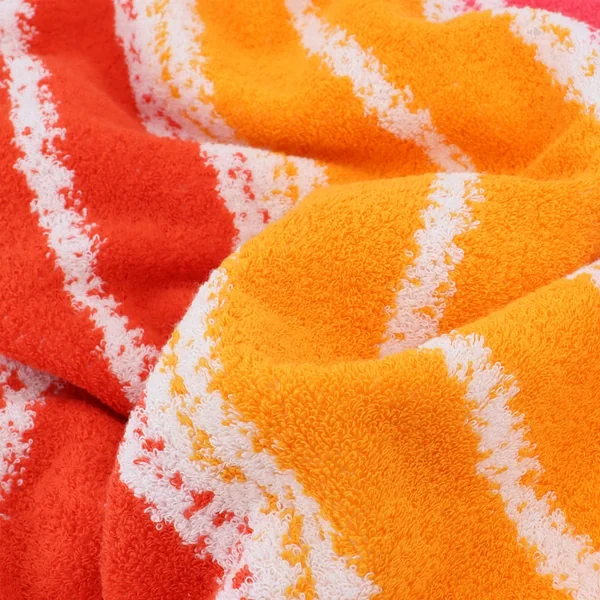 Drap de plage en coton et éponge 75x150 cm SOCOA 480 g/m² orange