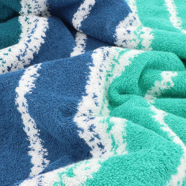Drap de plage en coton et éponge 75x150 cm SOCOA 480 g/m² vert