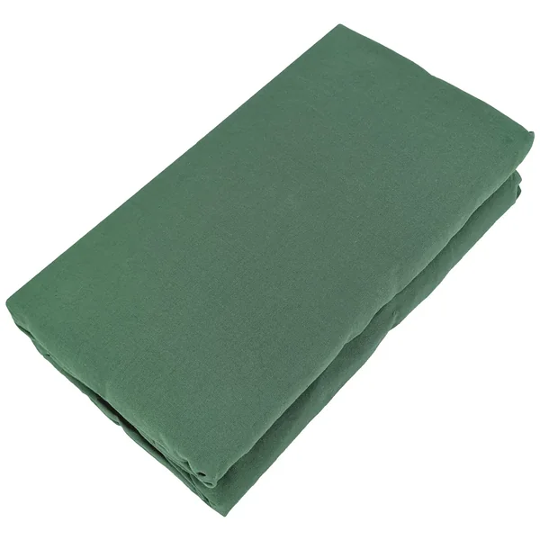 Drap housse PALACE pur coton lavé 90x190 cm bonnet 30 cm uni vert cèdre