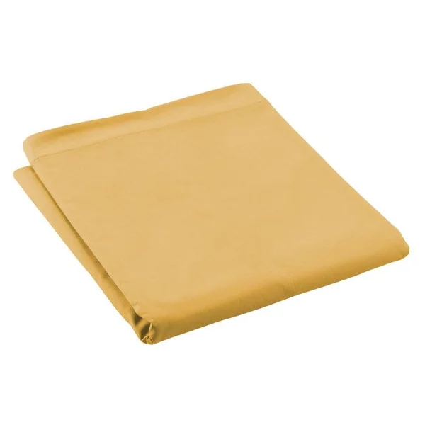 DRAP PLAT 2 PERS 240 X 300 CM PERCALE UNI 78 FILS MIEL