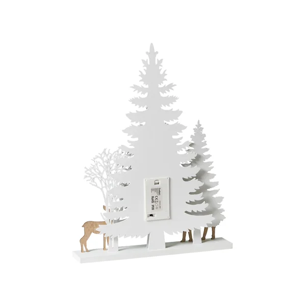 Décoration de Noël LED GISSELAN 45 cm Blanc
