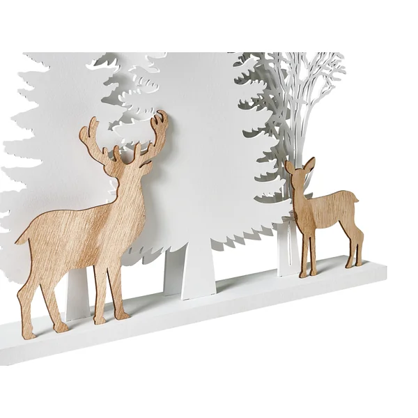 Décoration de Noël LED GISSELAN 45 cm Blanc