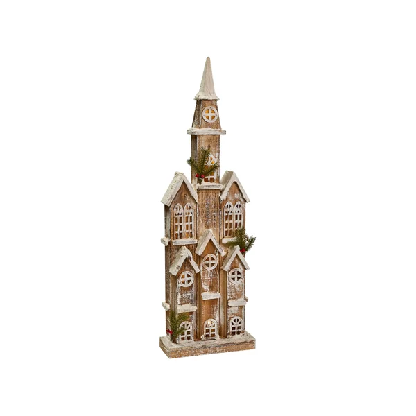 Décoration de Noël LED NILAKA Maison 85 cm Marron clair