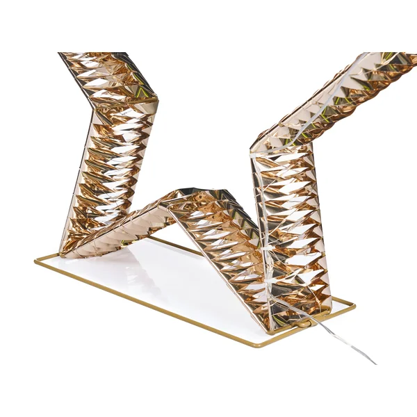 Décoration extérieure LED BURESO Étoile 80 cm Doré
