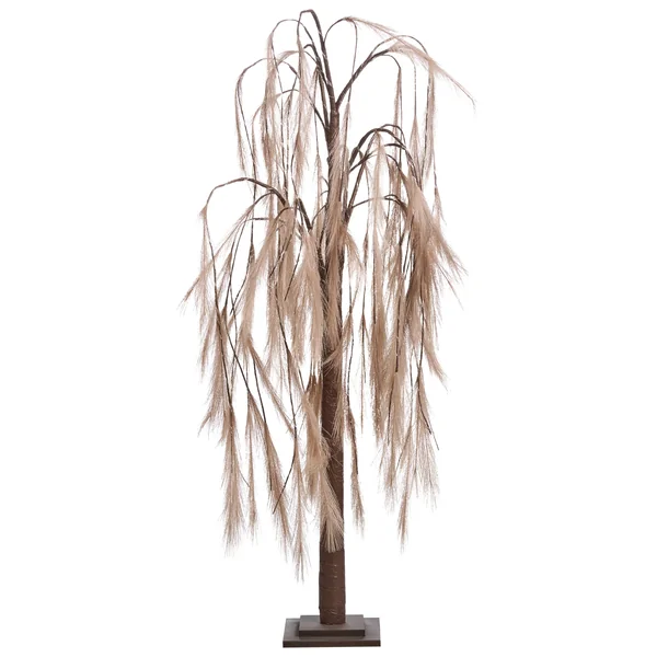 Décoration extérieure LED KOPASKER Arbre 160 cm Beige