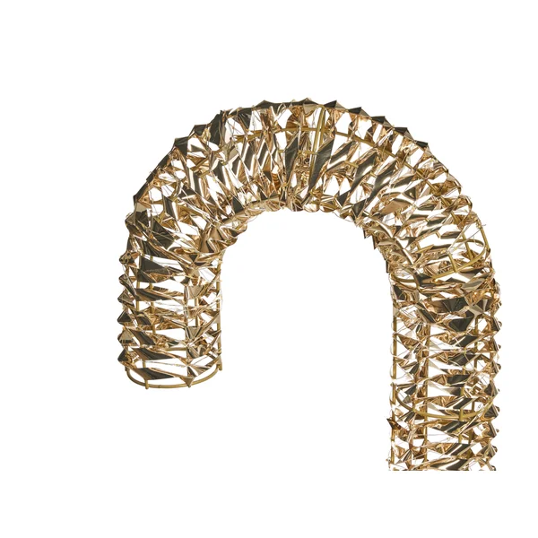 Décoration extérieure LED NORRESO Sucre d'orge 74 cm Doré