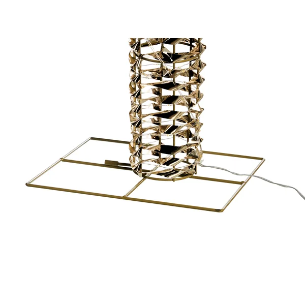 Décoration extérieure LED NORRESO Sucre d'orge 74 cm Doré